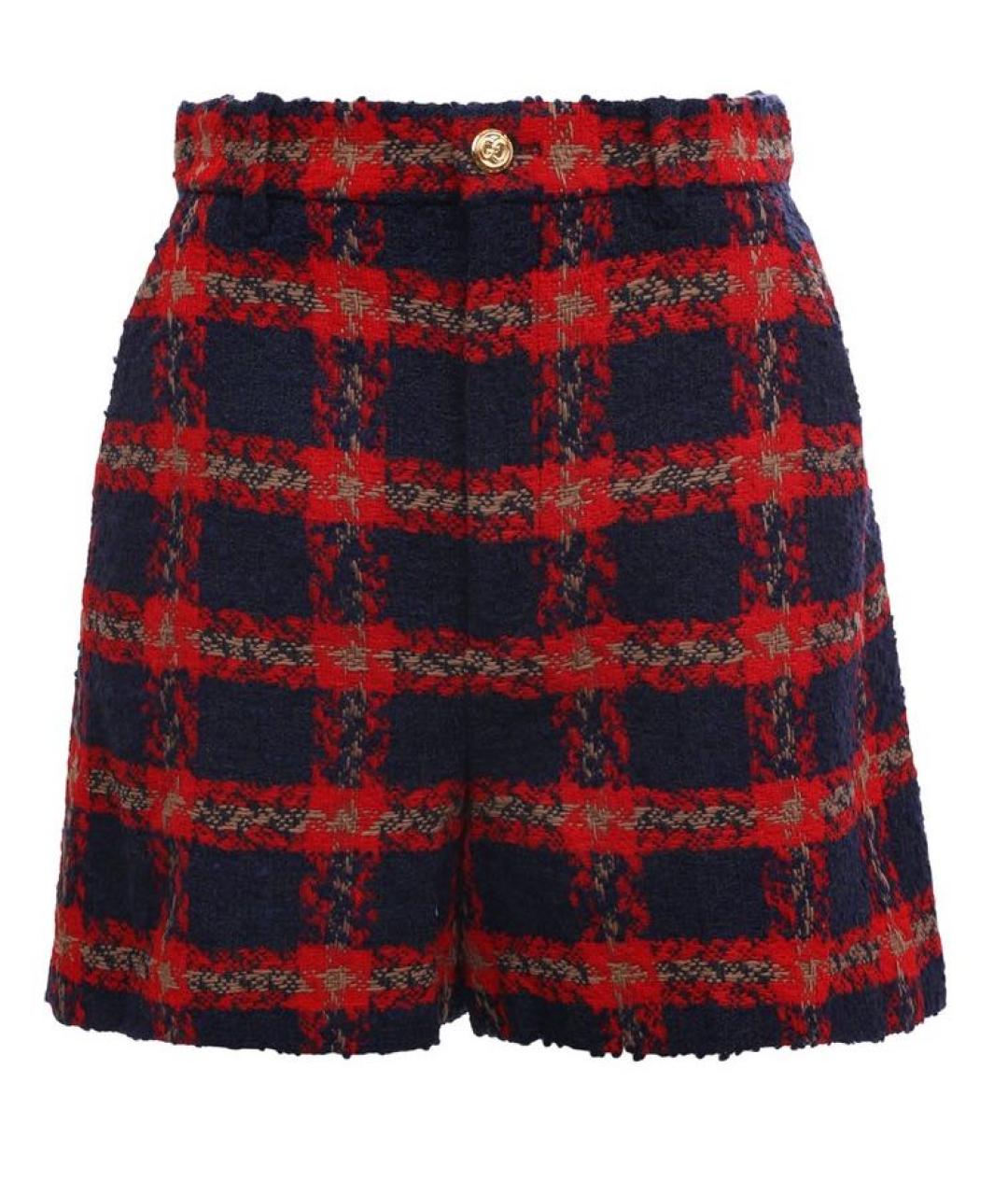 GUCCI Мульти твидовые шорты, фото 1