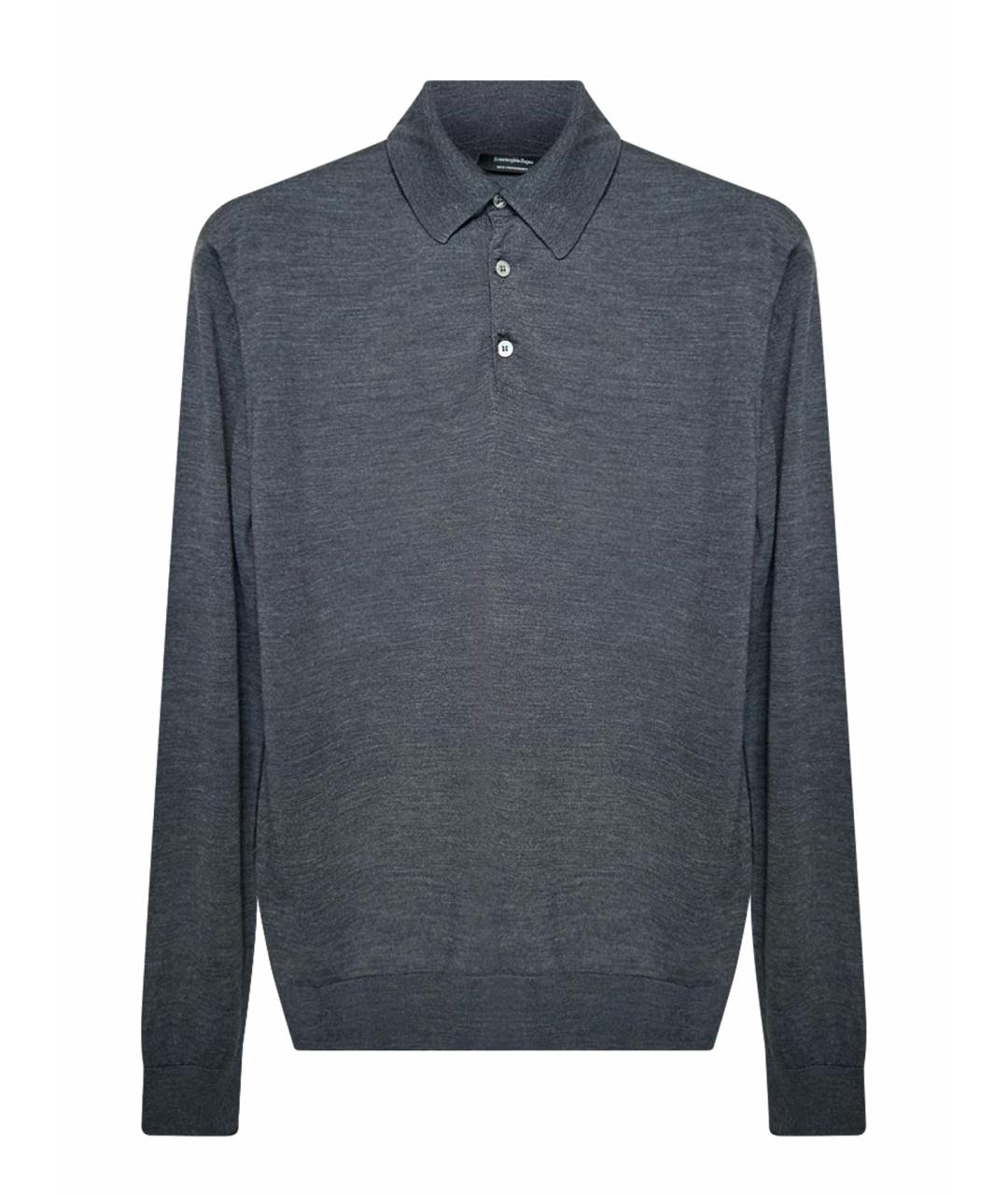 ERMENEGILDO ZEGNA XXX Серый шерстяной джемпер / свитер, фото 1
