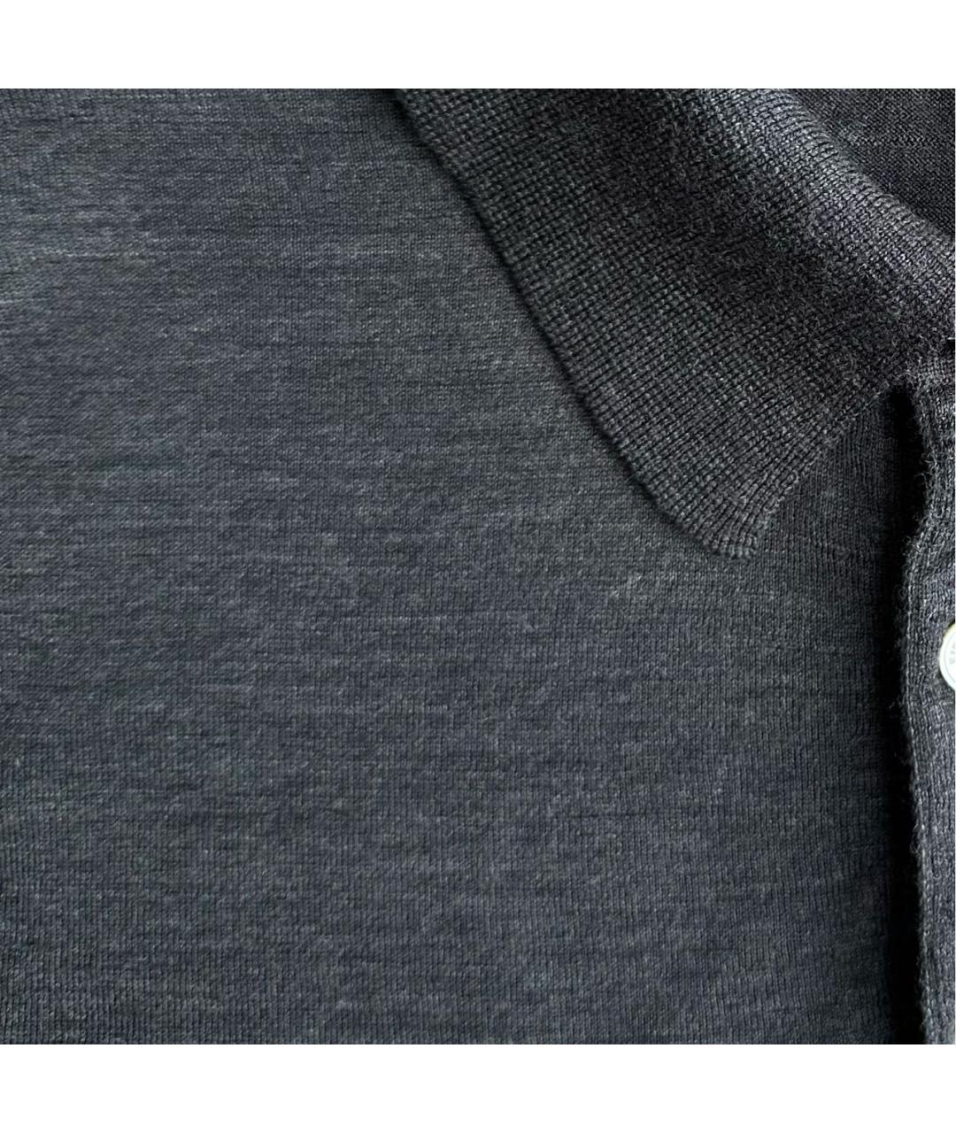 ERMENEGILDO ZEGNA XXX Серый шерстяной джемпер / свитер, фото 4