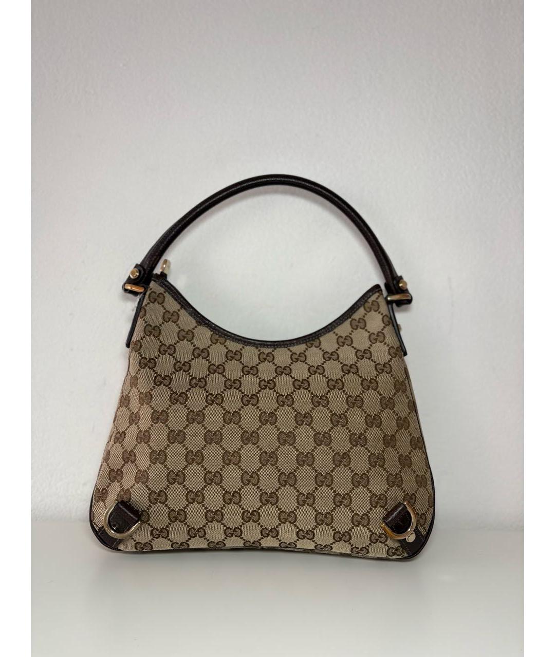 GUCCI Бежевая сумка с короткими ручками, фото 3