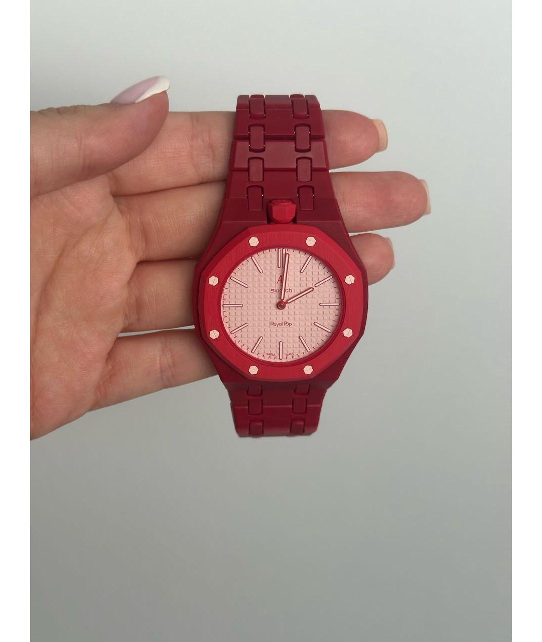 Swatch Розовые керамические часы, фото 5