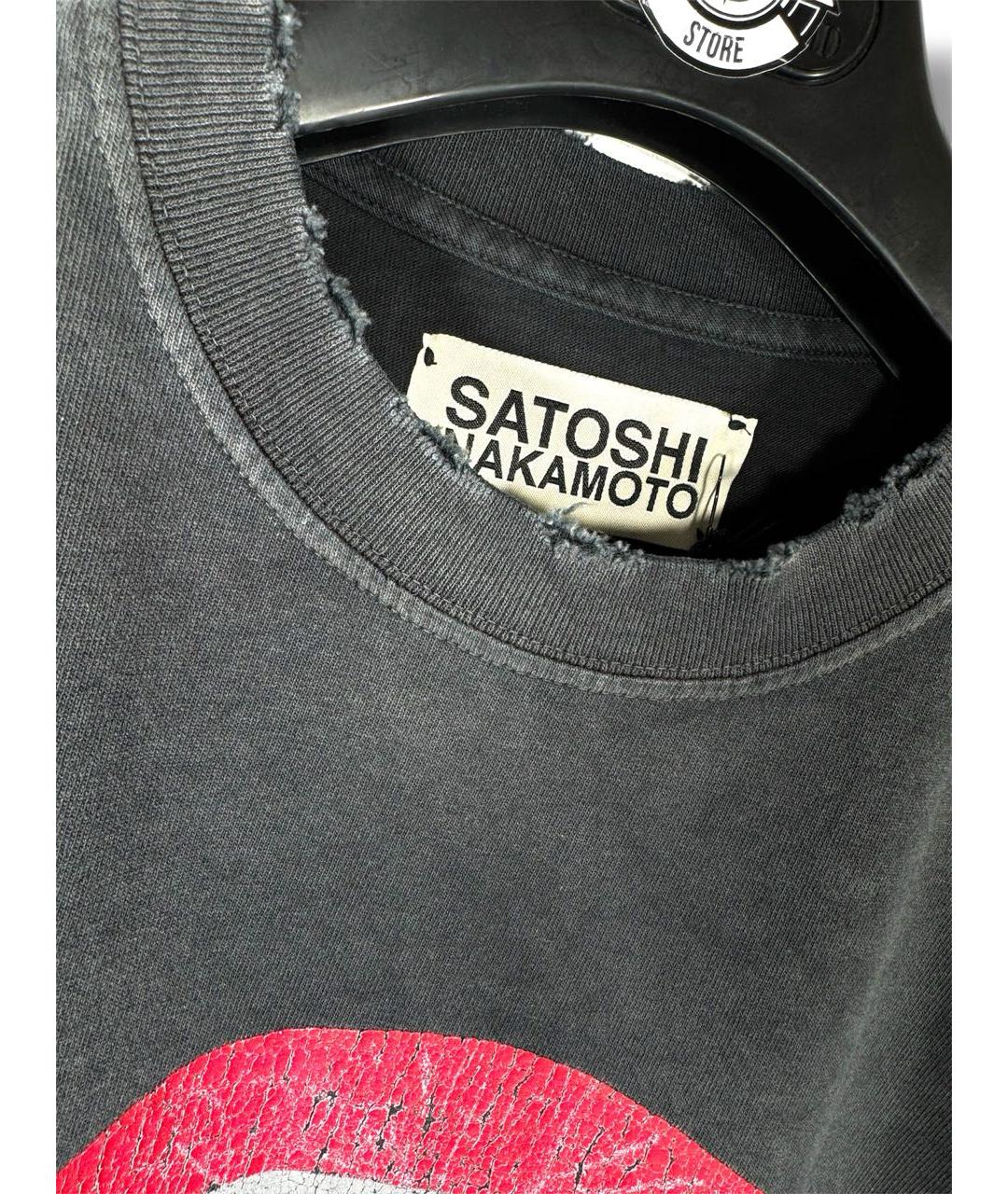 SATOSHI NAKAMOTO Черная футболка, фото 8