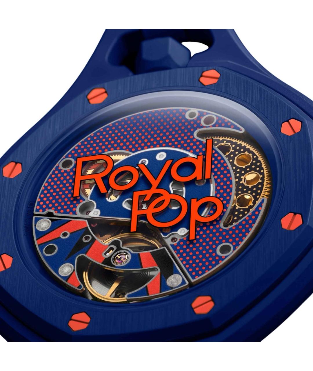 Swatch Темно-синие керамические часы, фото 3