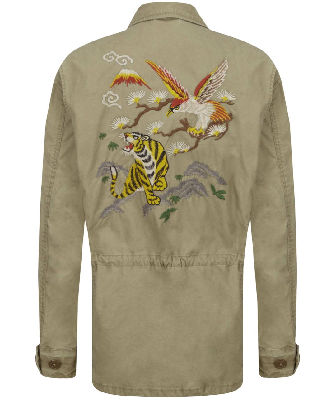 POLO RALPH LAUREN Хаки хлопковая куртка, фото 2