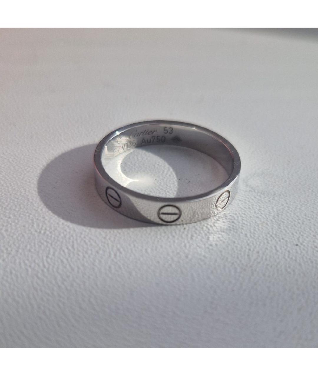 CARTIER Белое кольцо из белого золота, фото 4