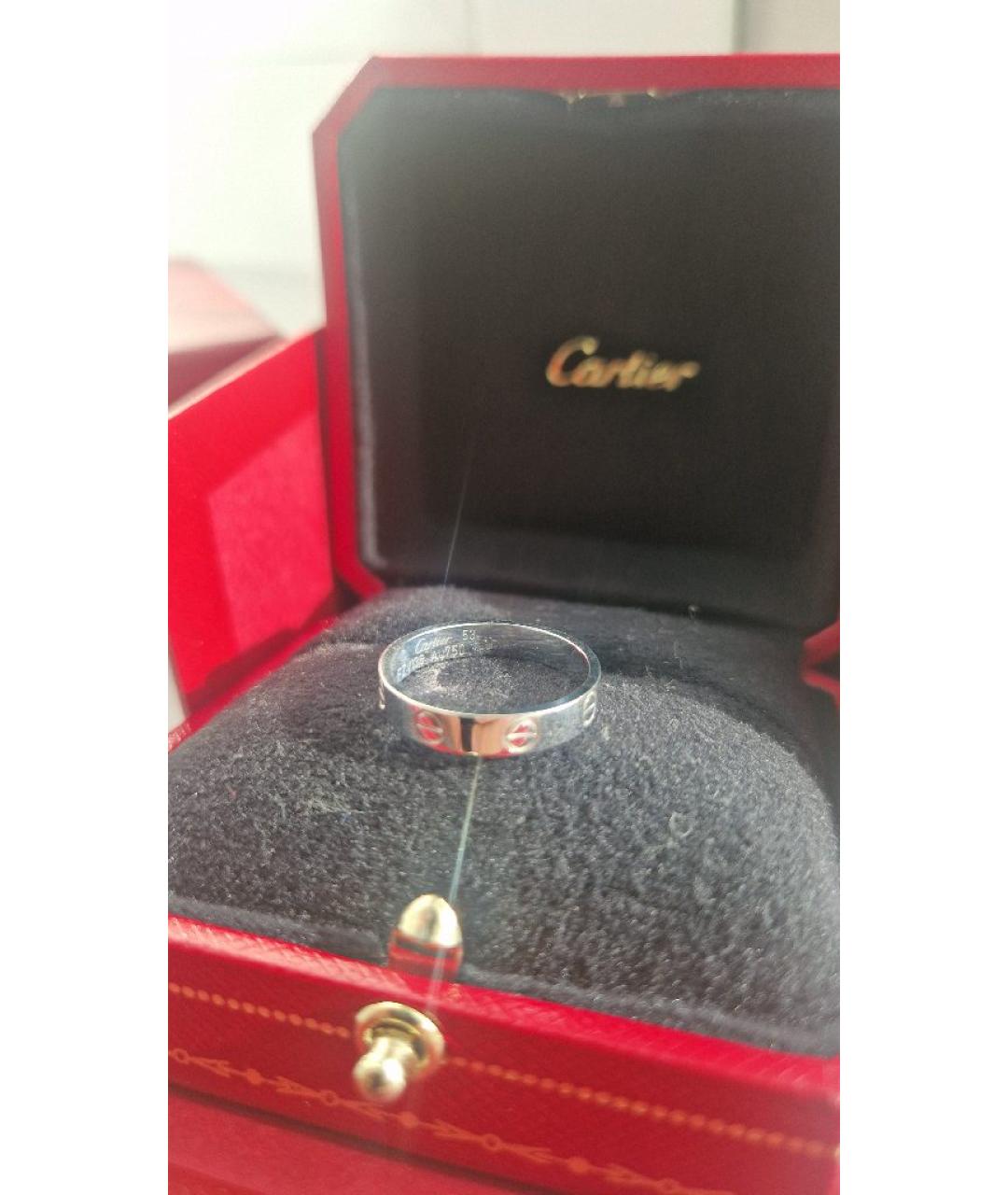 CARTIER Белое кольцо из белого золота, фото 2
