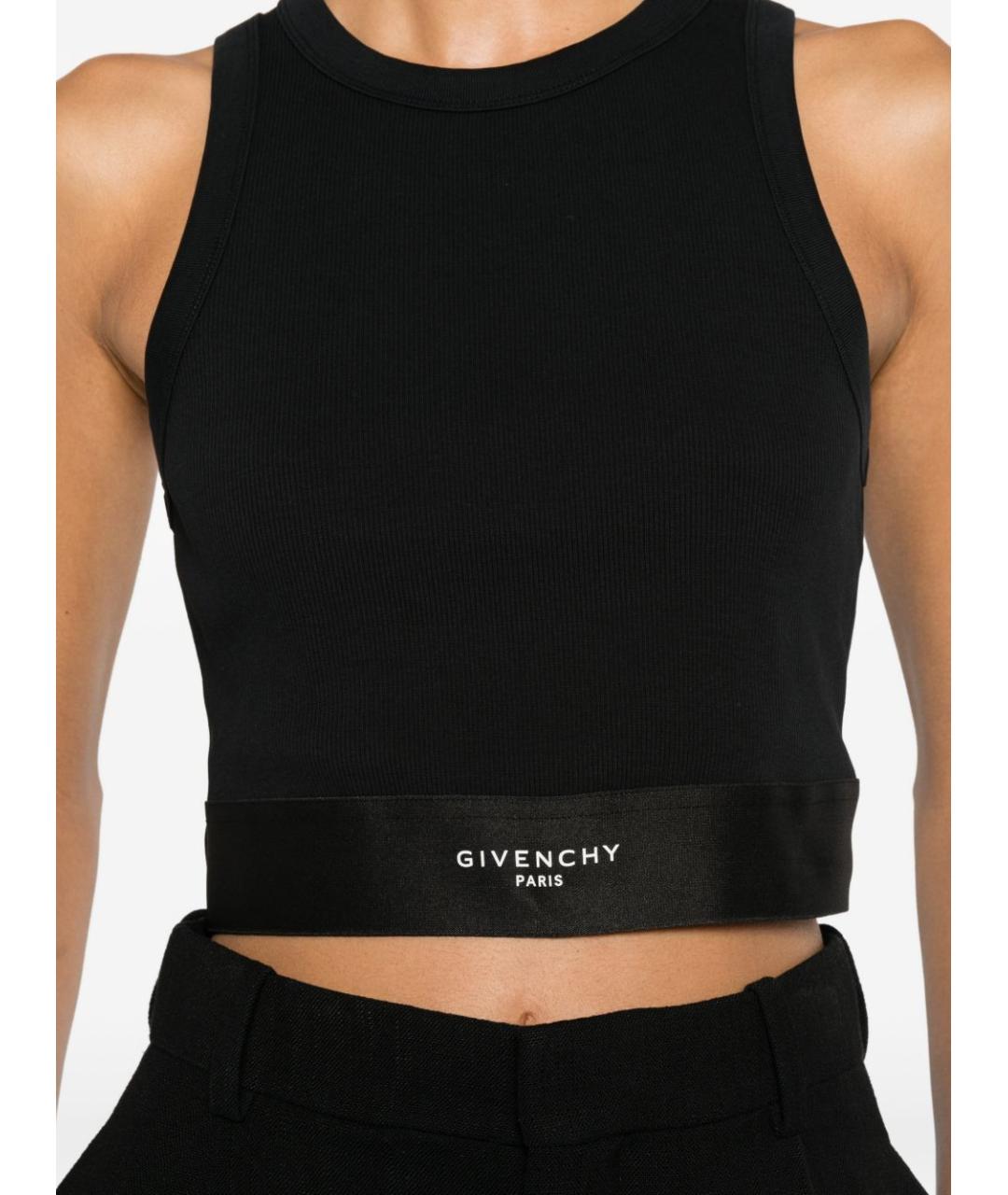 GIVENCHY Черная майка, фото 2
