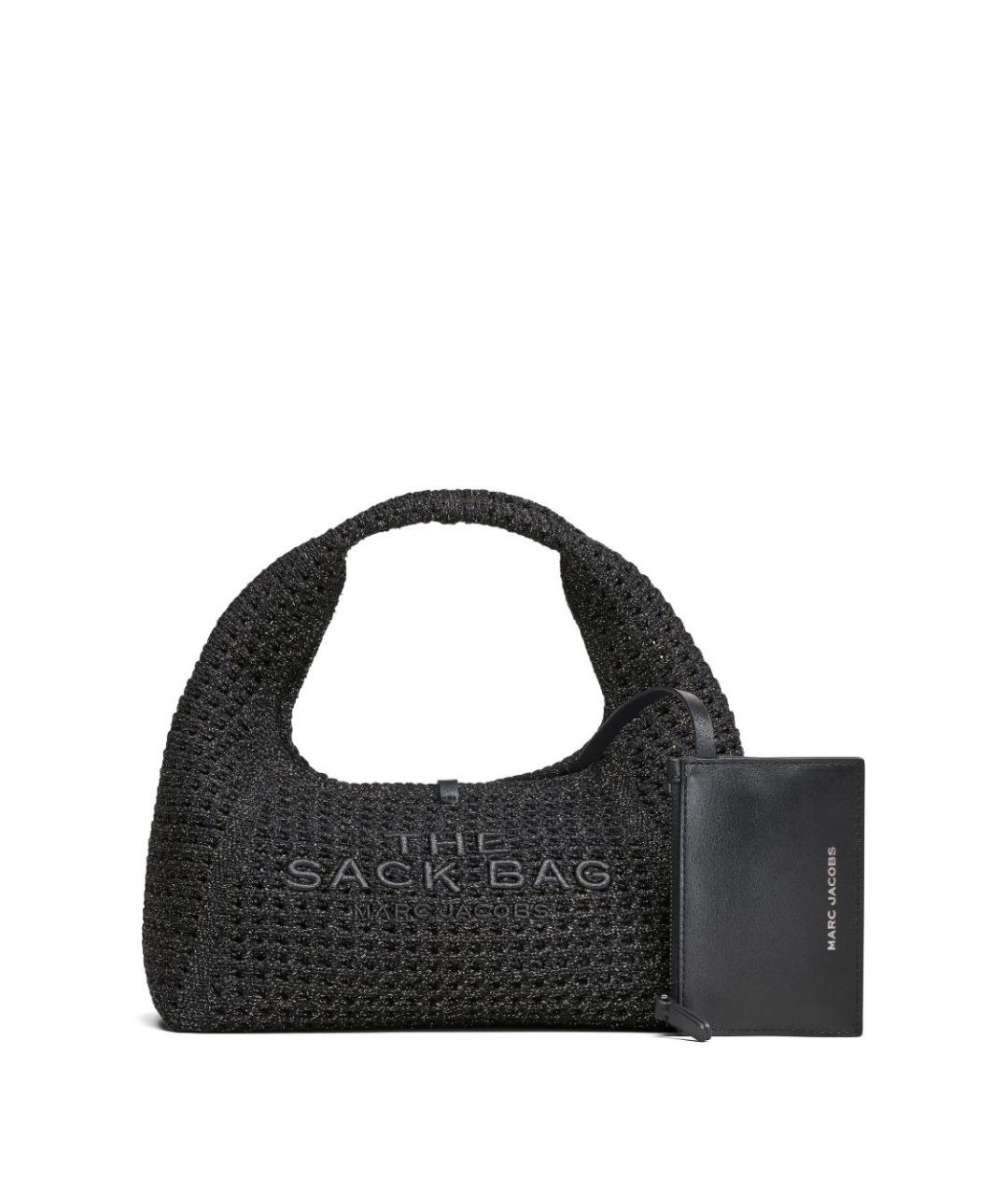 MARC JACOBS Черная плетеная сумка с короткими ручками, фото 7