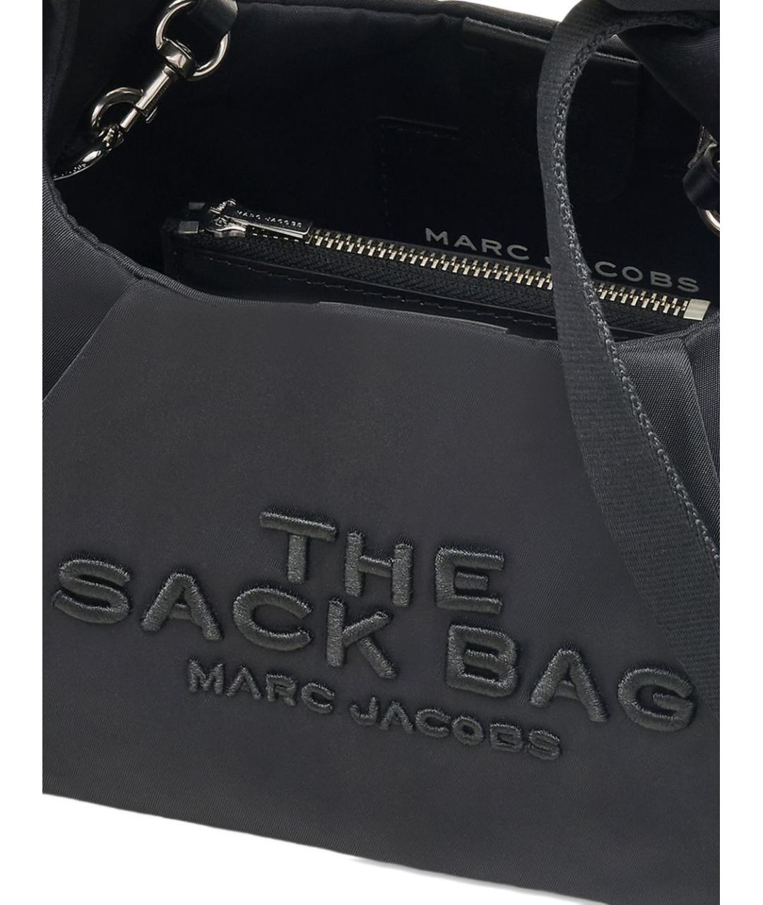 MARC JACOBS Черная синтетическая сумка с короткими ручками, фото 4