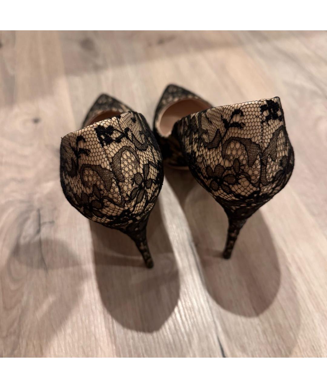 DOLCE&GABBANA Бежевые текстильные туфли, фото 3