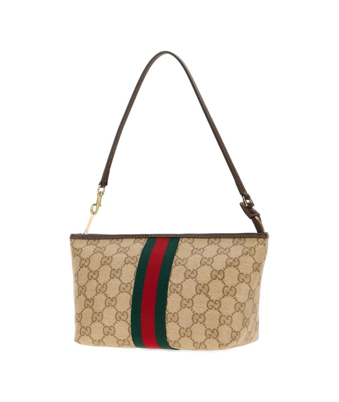 GUCCI Бежевая тканевая сумка тоут, фото 3