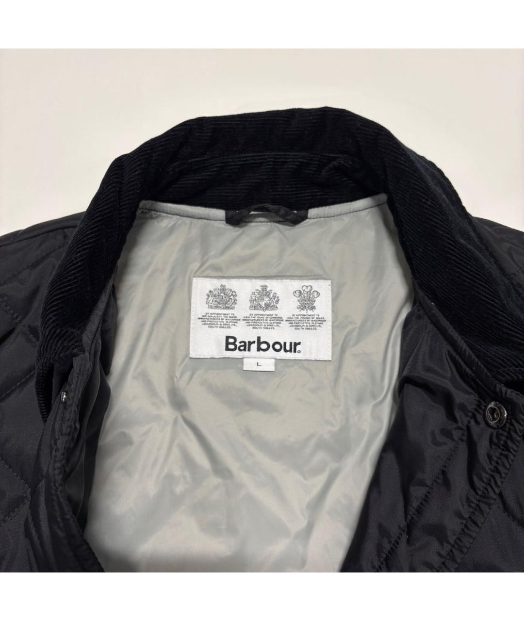 BARBOUR Черная синтетическая куртка, фото 6