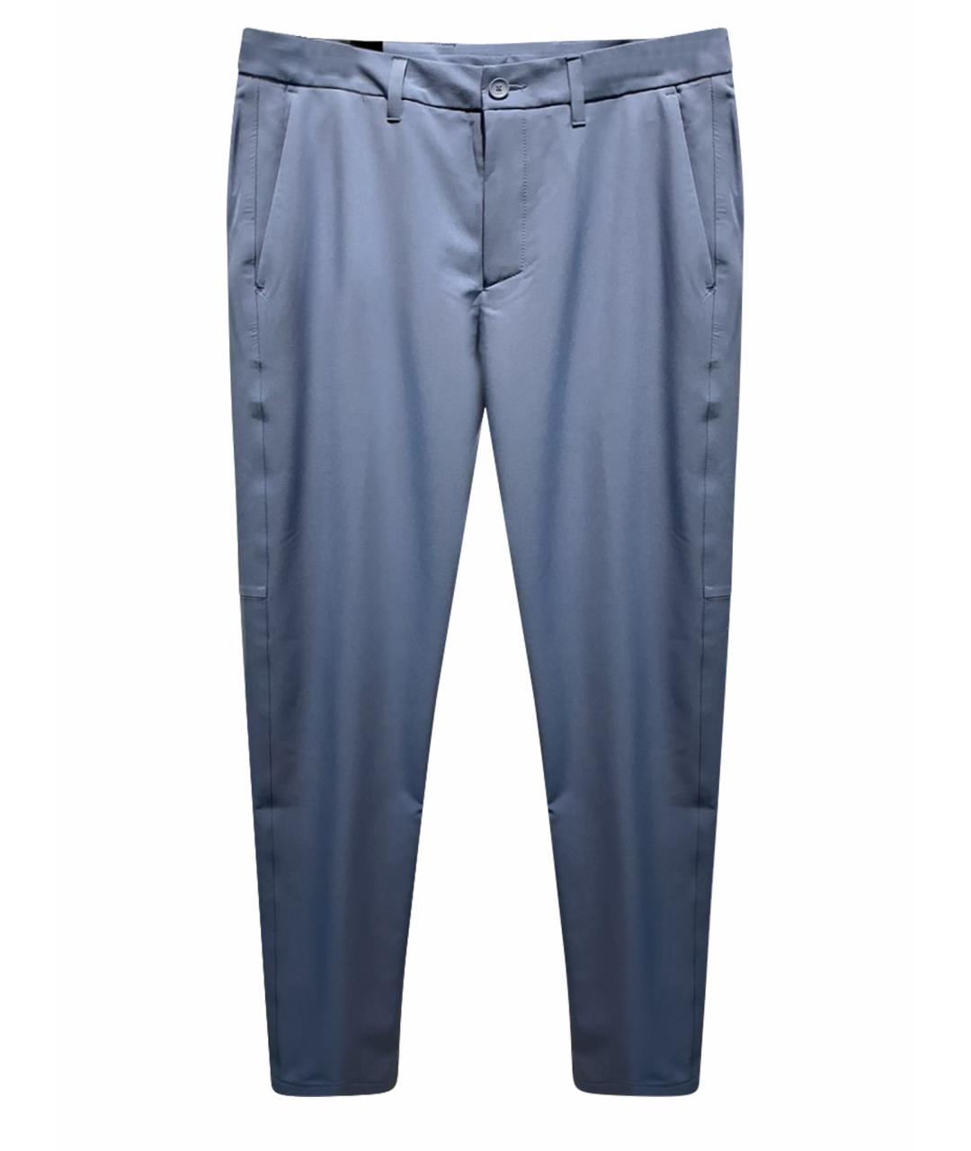 HUGO BOSS Фиолетовые полиэстеровые повседневные брюки, фото 1
