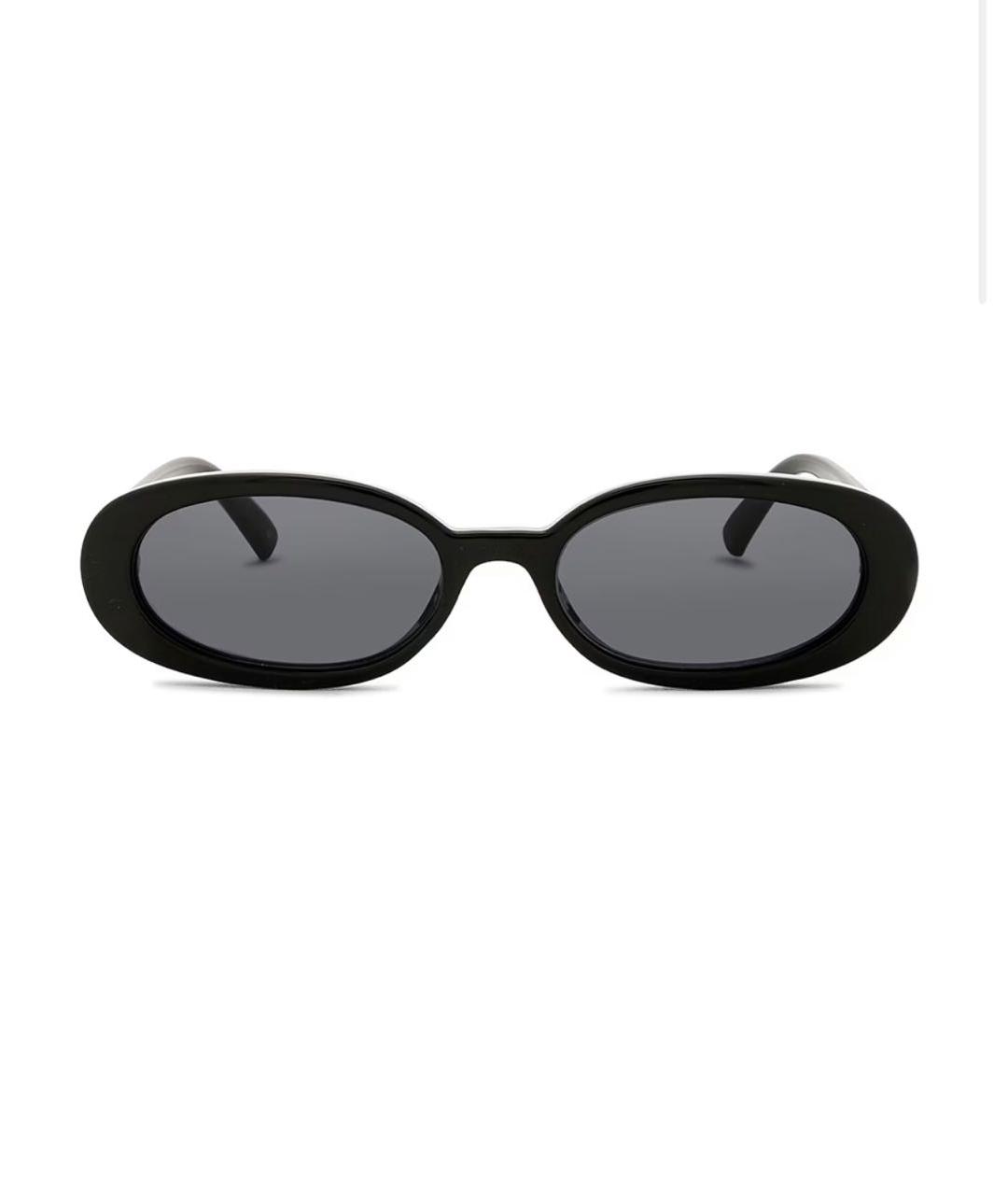 LE SPECS Черные пластиковые солнцезащитные очки, фото 8