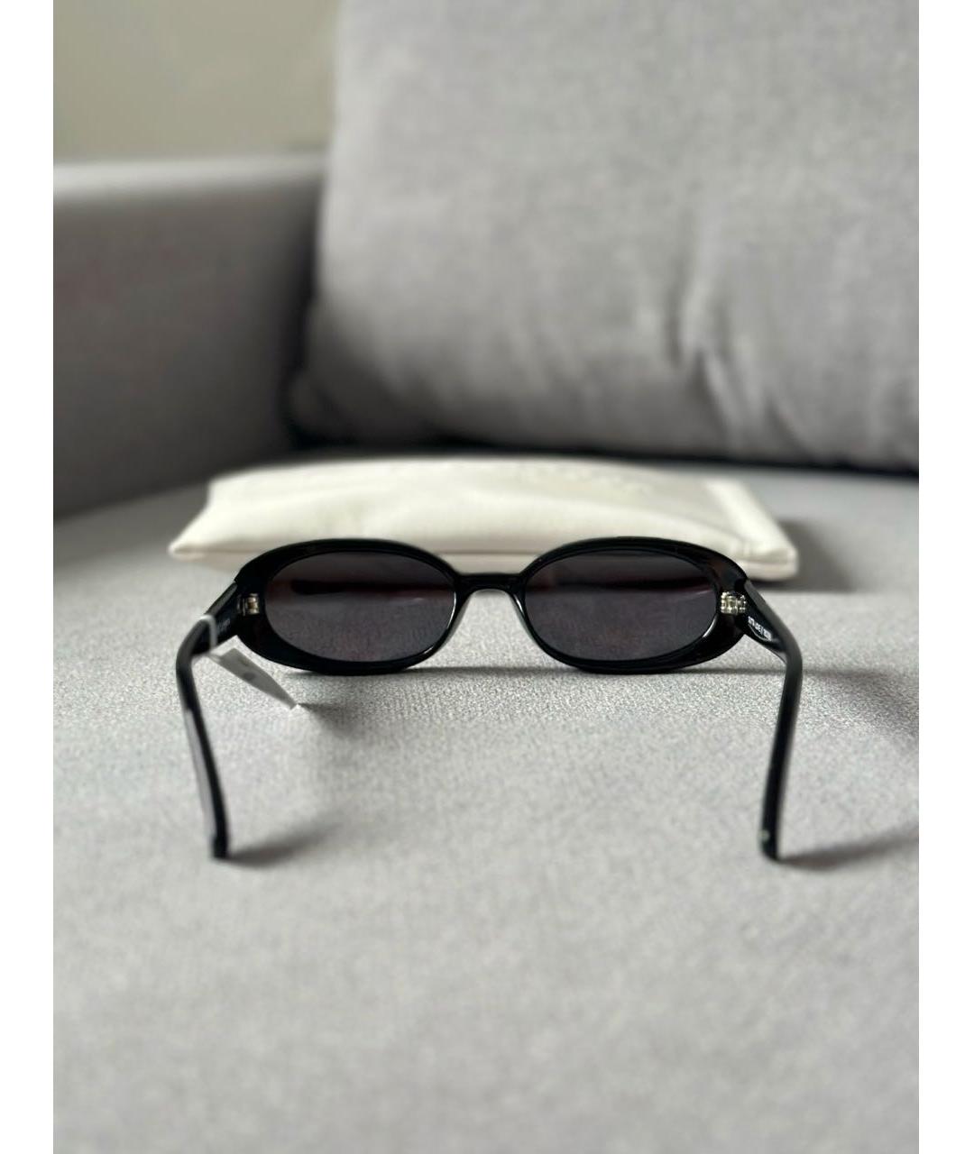 LE SPECS Черные пластиковые солнцезащитные очки, фото 5