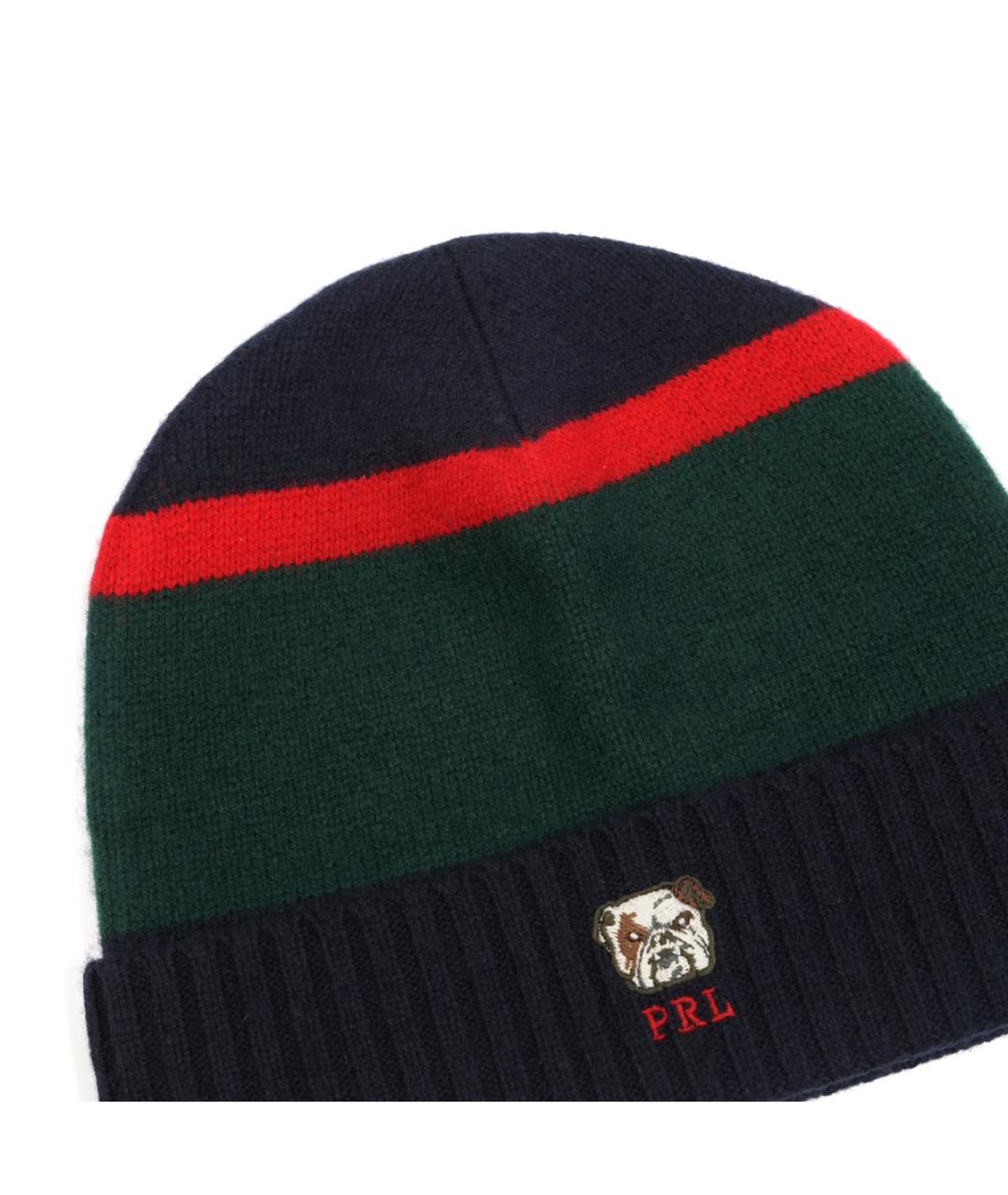 POLO RALPH LAUREN Зеленая шерстяная шапка, фото 3