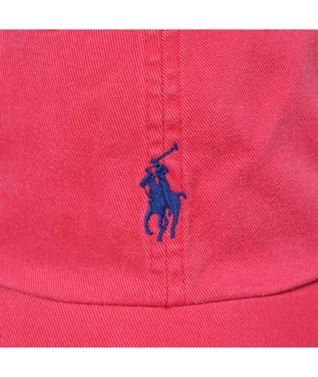 POLO RALPH LAUREN Розовая хлопковая кепка/бейсболка, фото 2