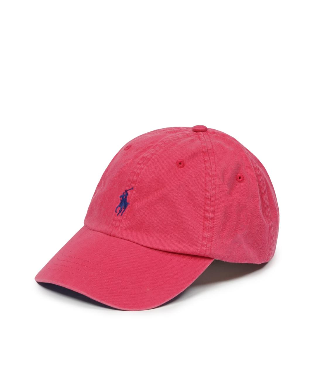 POLO RALPH LAUREN Розовая хлопковая кепка/бейсболка, фото 1