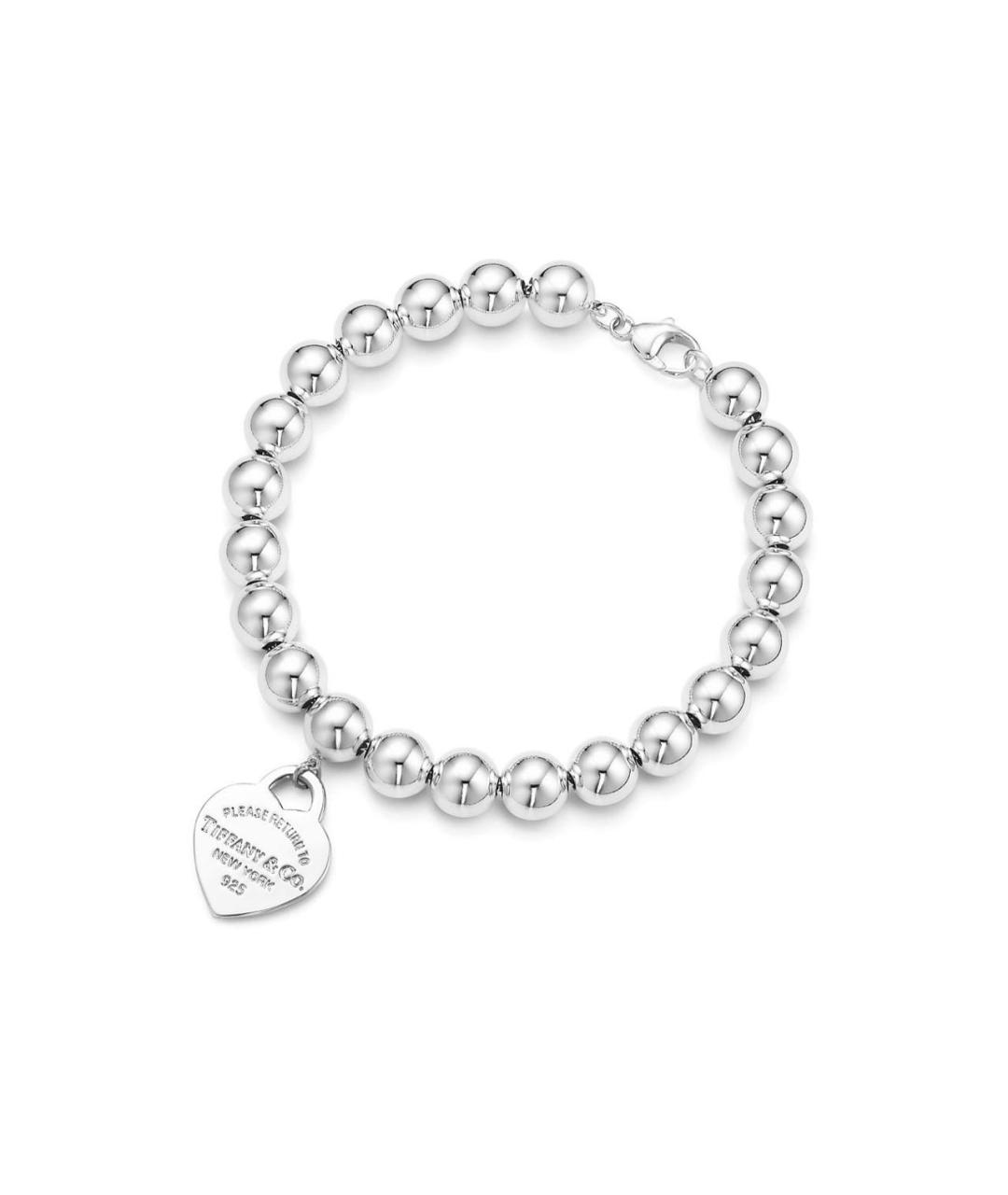 TIFFANY&CO Серебряный браслет из белого золота, фото 5