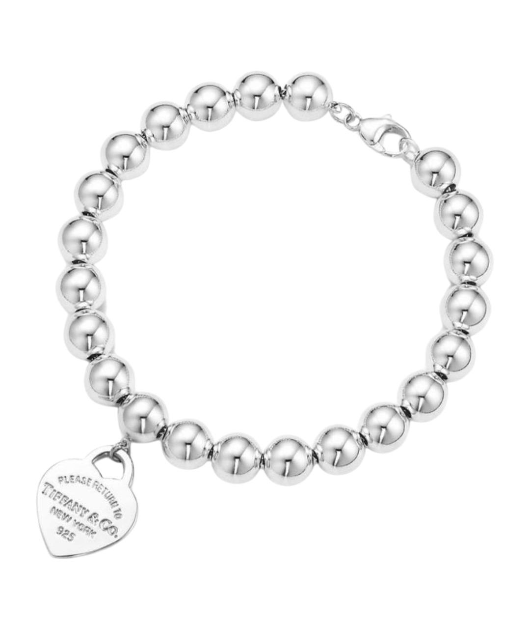 TIFFANY&CO Серебряный браслет из белого золота, фото 1