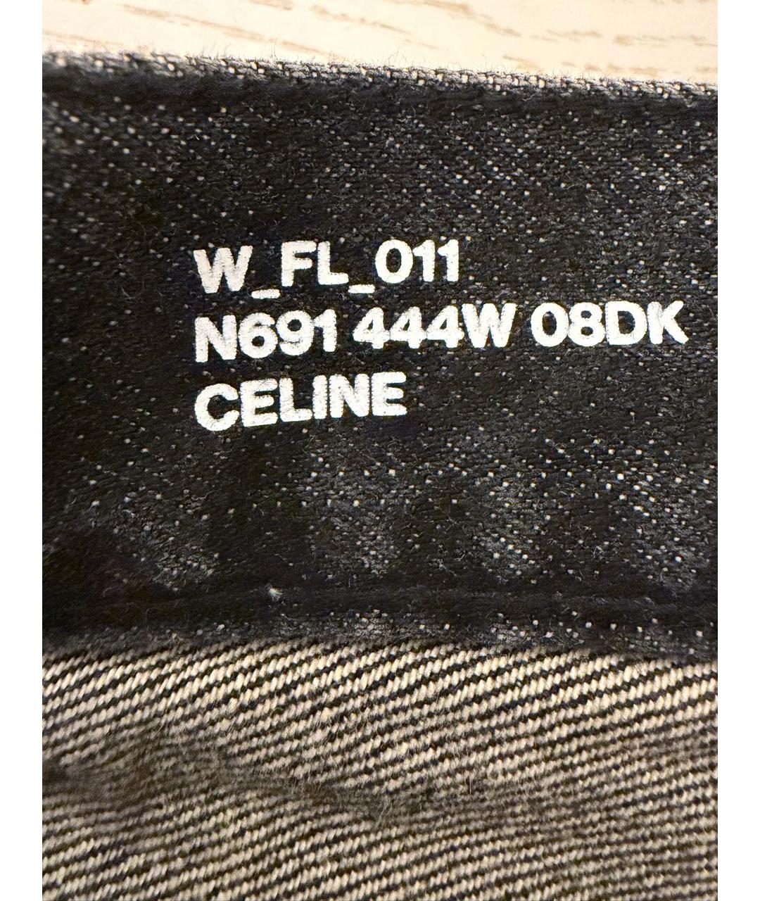 CELINE Хлопковые джинсы клеш, фото 3