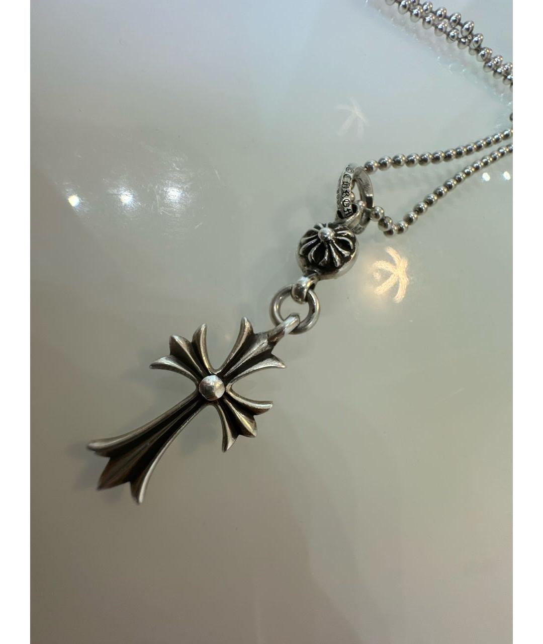 CHROME HEARTS Серебряное серебряное колье, фото 4