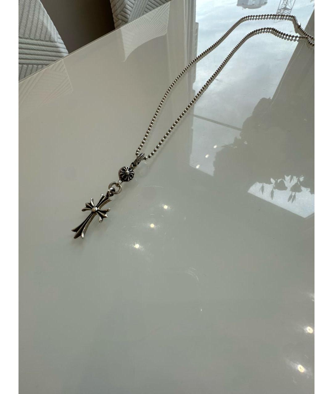 CHROME HEARTS Серебряное серебряное колье, фото 5