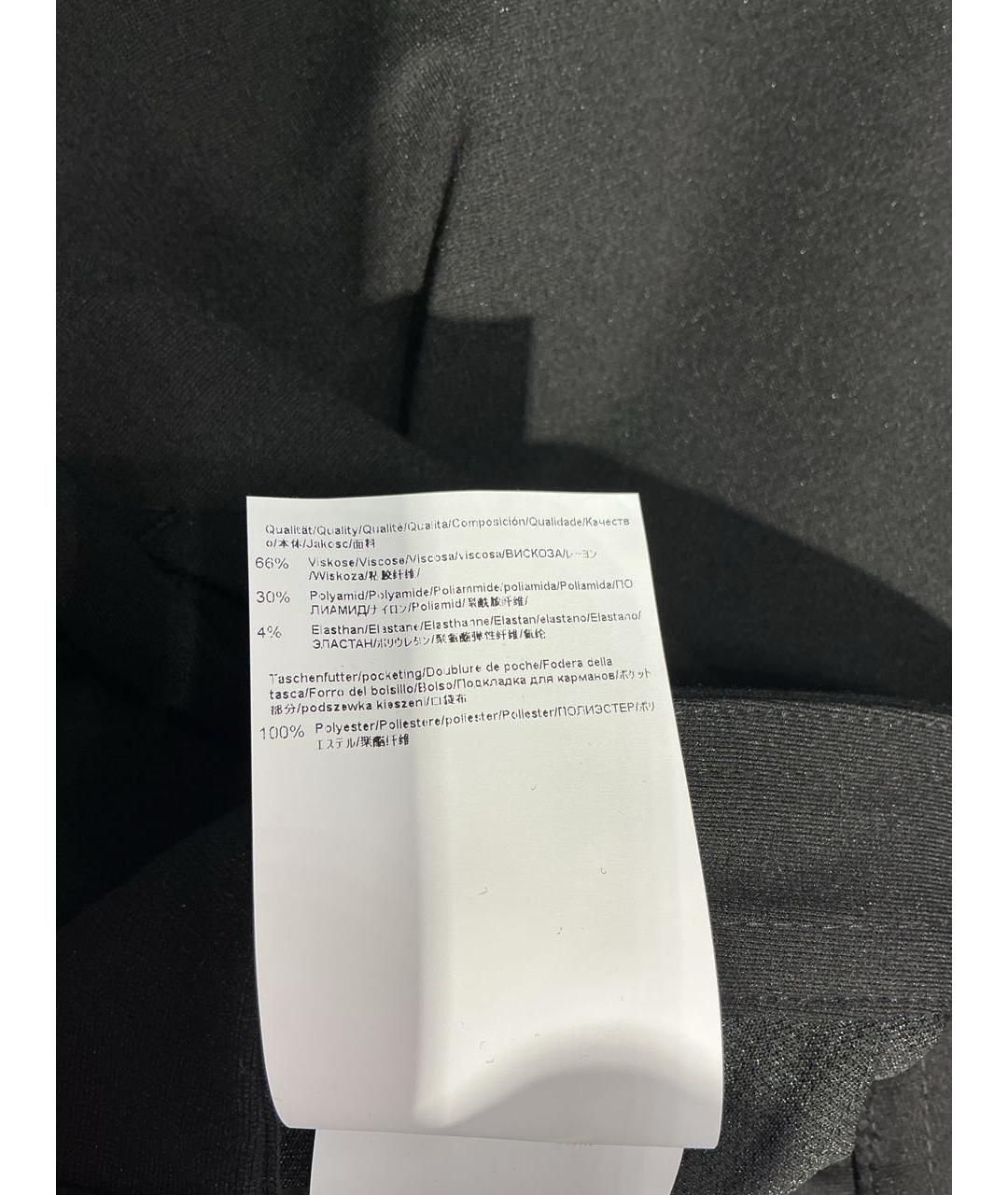HUGO BOSS Черные вискозные шорты, фото 4
