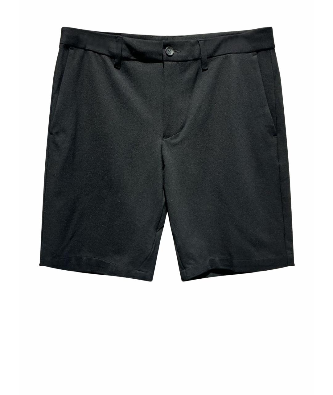 HUGO BOSS Черные вискозные шорты, фото 1
