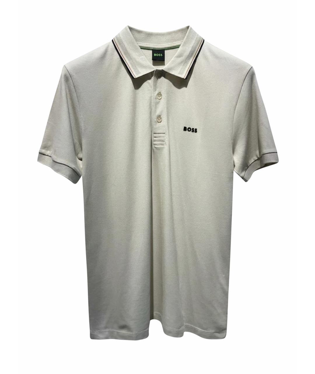 HUGO BOSS Бежевая хлопковая футболка, фото 1