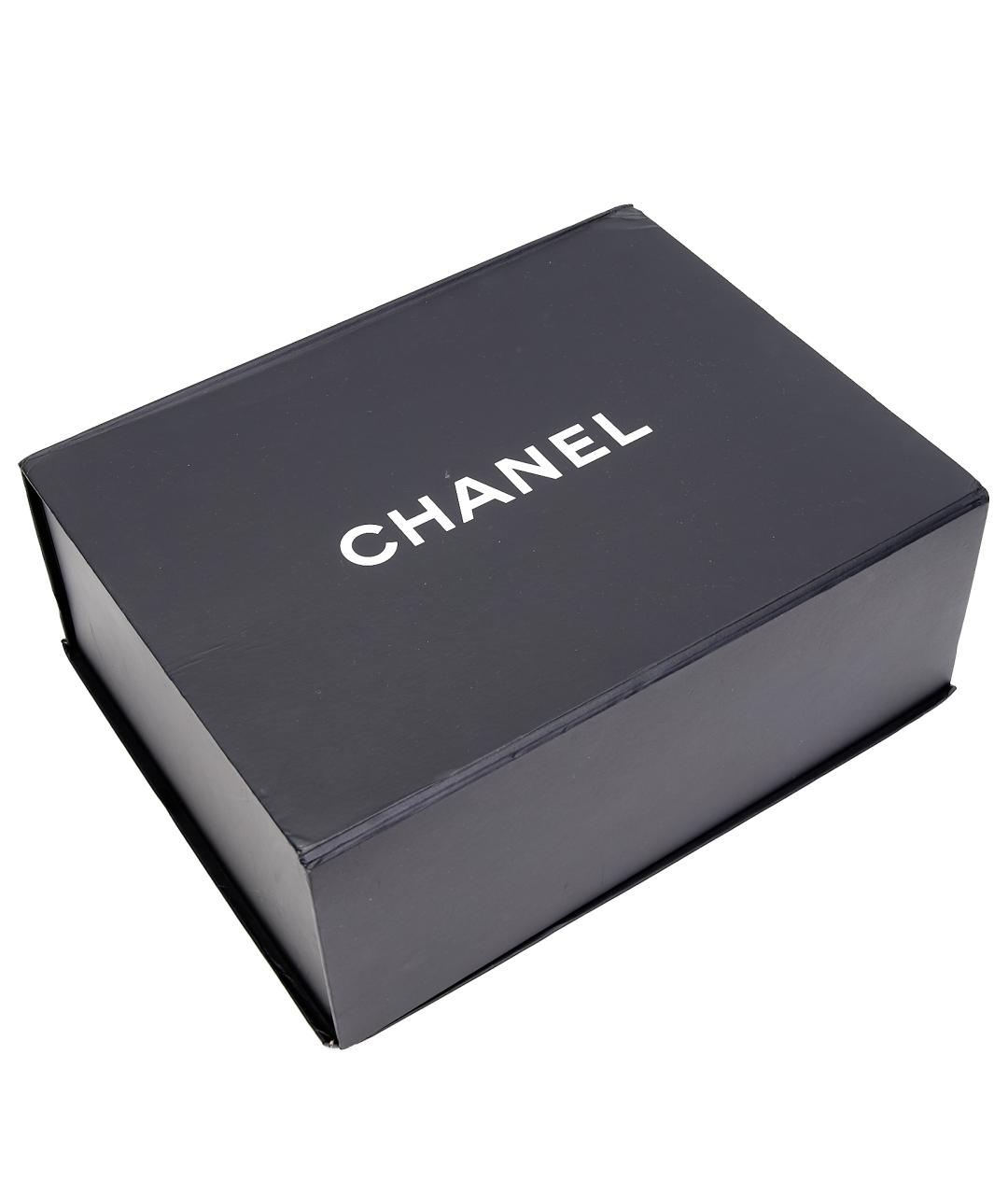 CHANEL Синяя твидовая сумка через плечо, фото 7