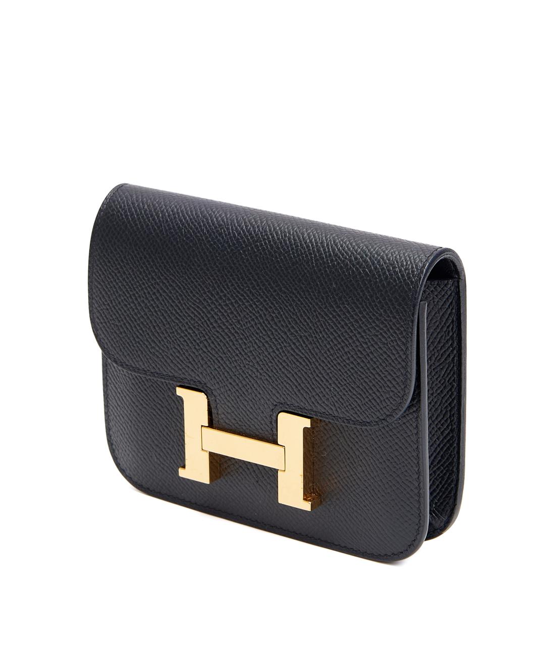 HERMES Черная кожаная поясная сумка, фото 2
