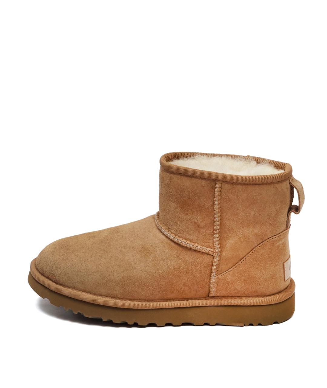 UGG AUSTRALIA Коричневые замшевые ботинки, фото 9