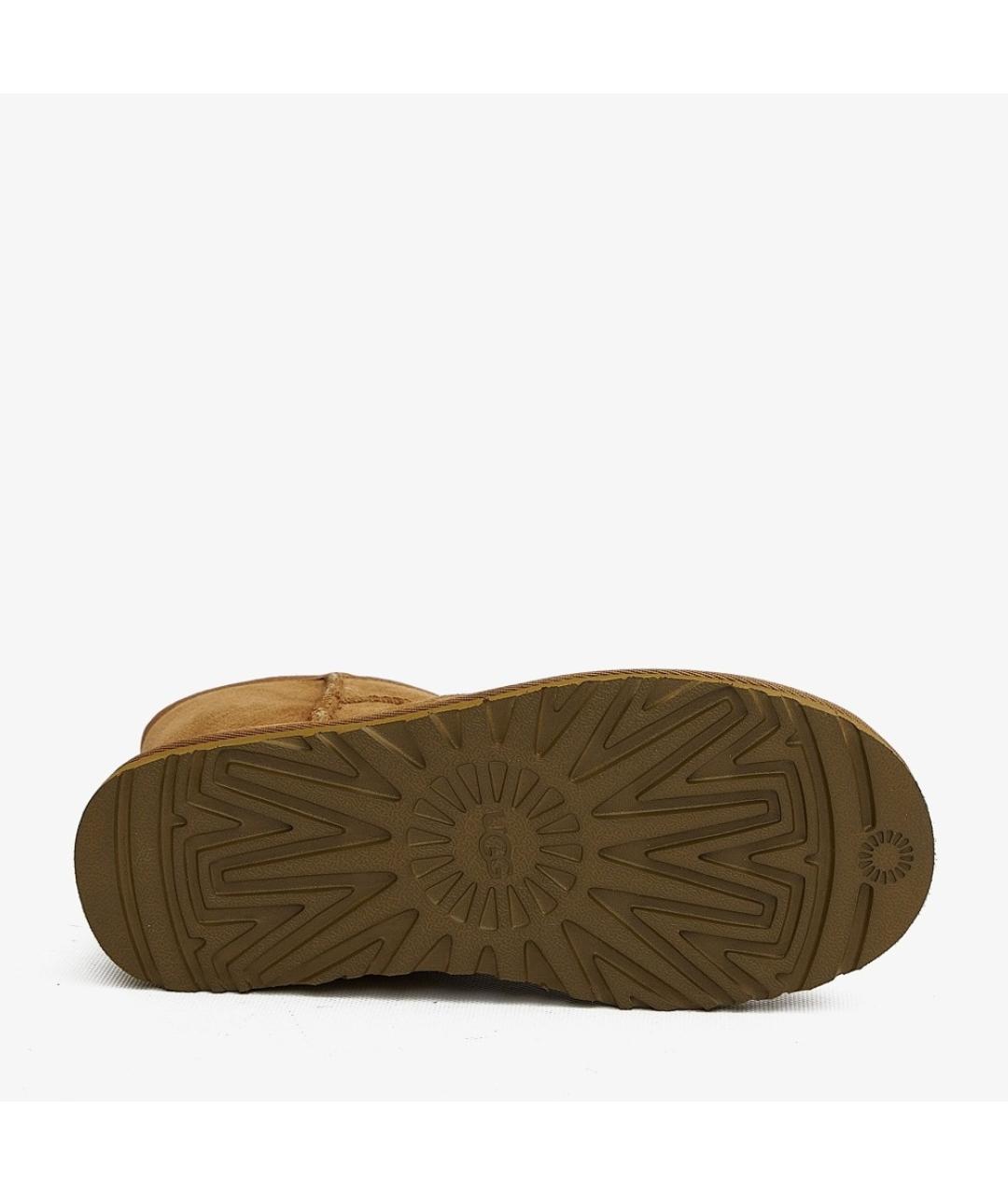 UGG AUSTRALIA Коричневые замшевые ботинки, фото 6