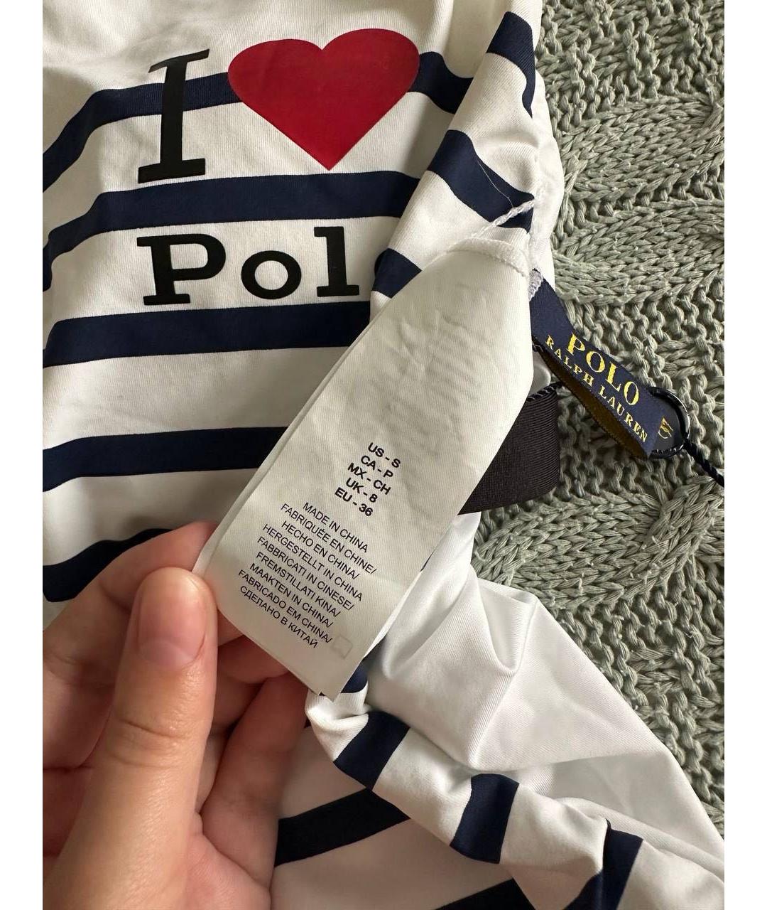 RALPH LAUREN Белый купальник, фото 4