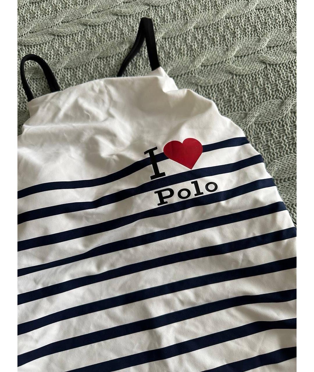 RALPH LAUREN Белый купальник, фото 2