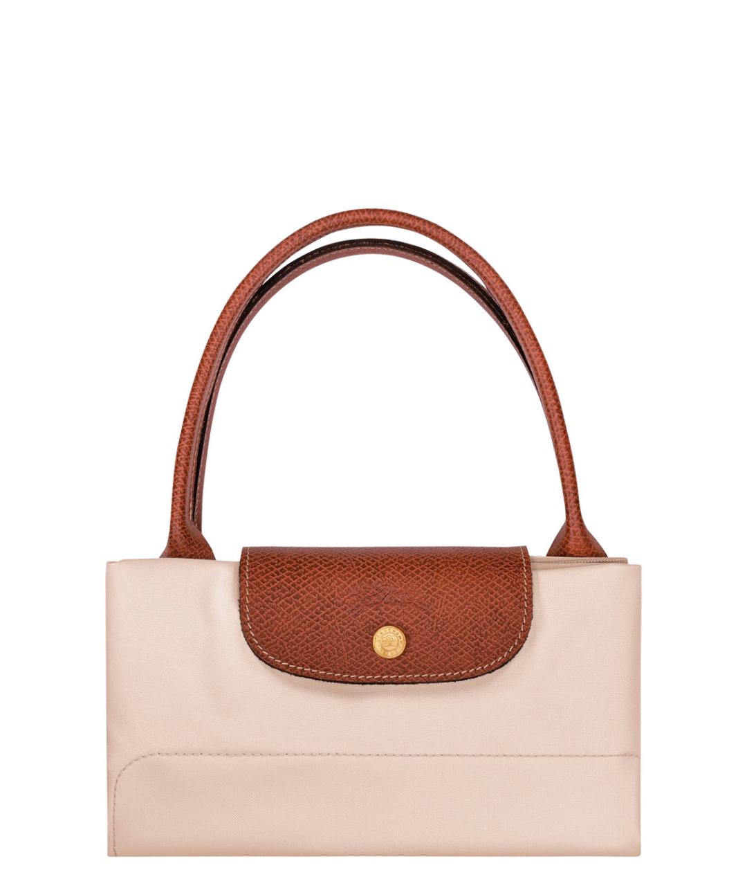 LONGCHAMP Бежевая синтетическая сумка тоут, фото 3