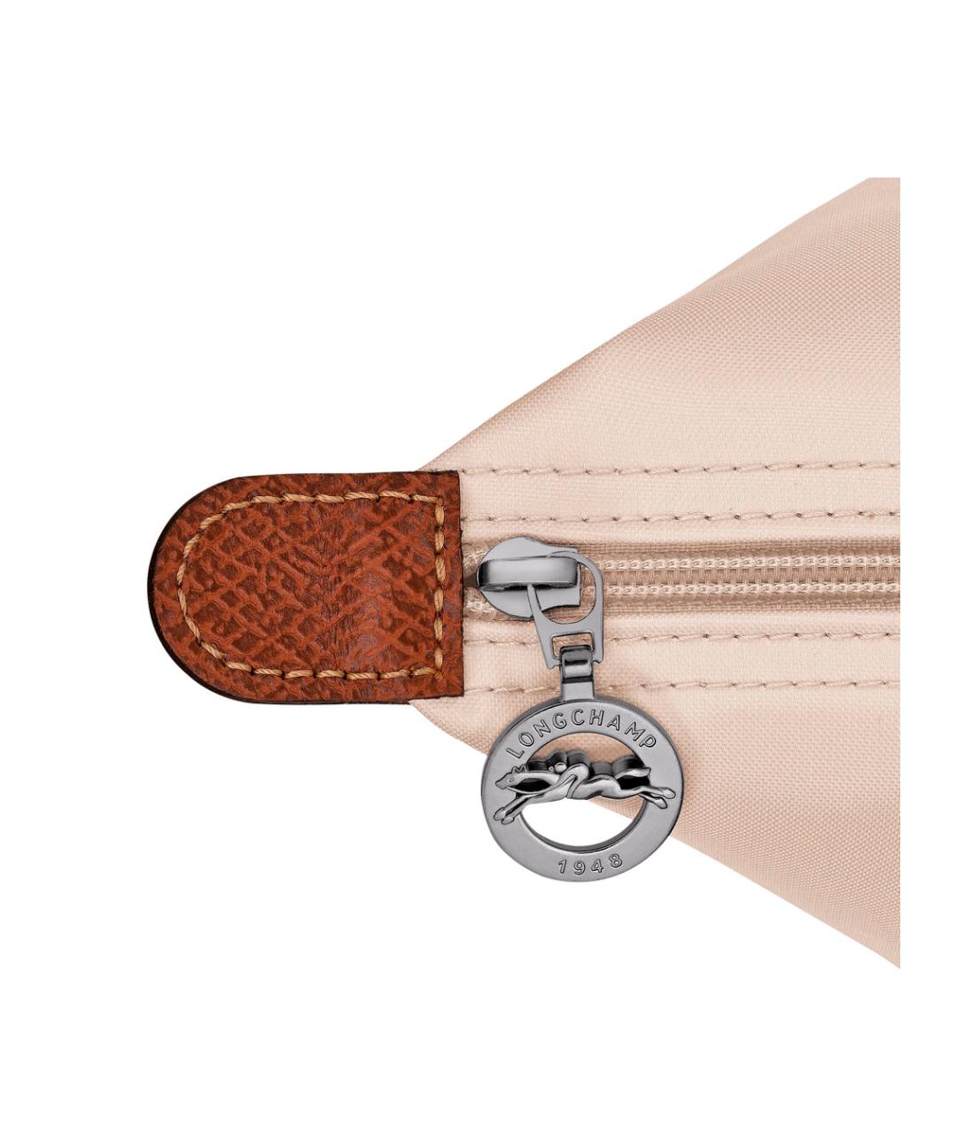 LONGCHAMP Бежевая синтетическая сумка тоут, фото 4