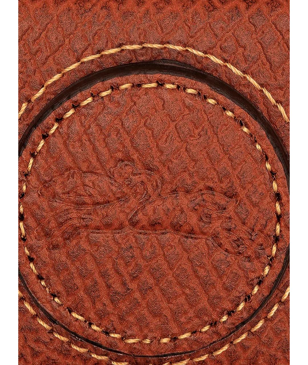 LONGCHAMP Коричневый брелок, фото 2