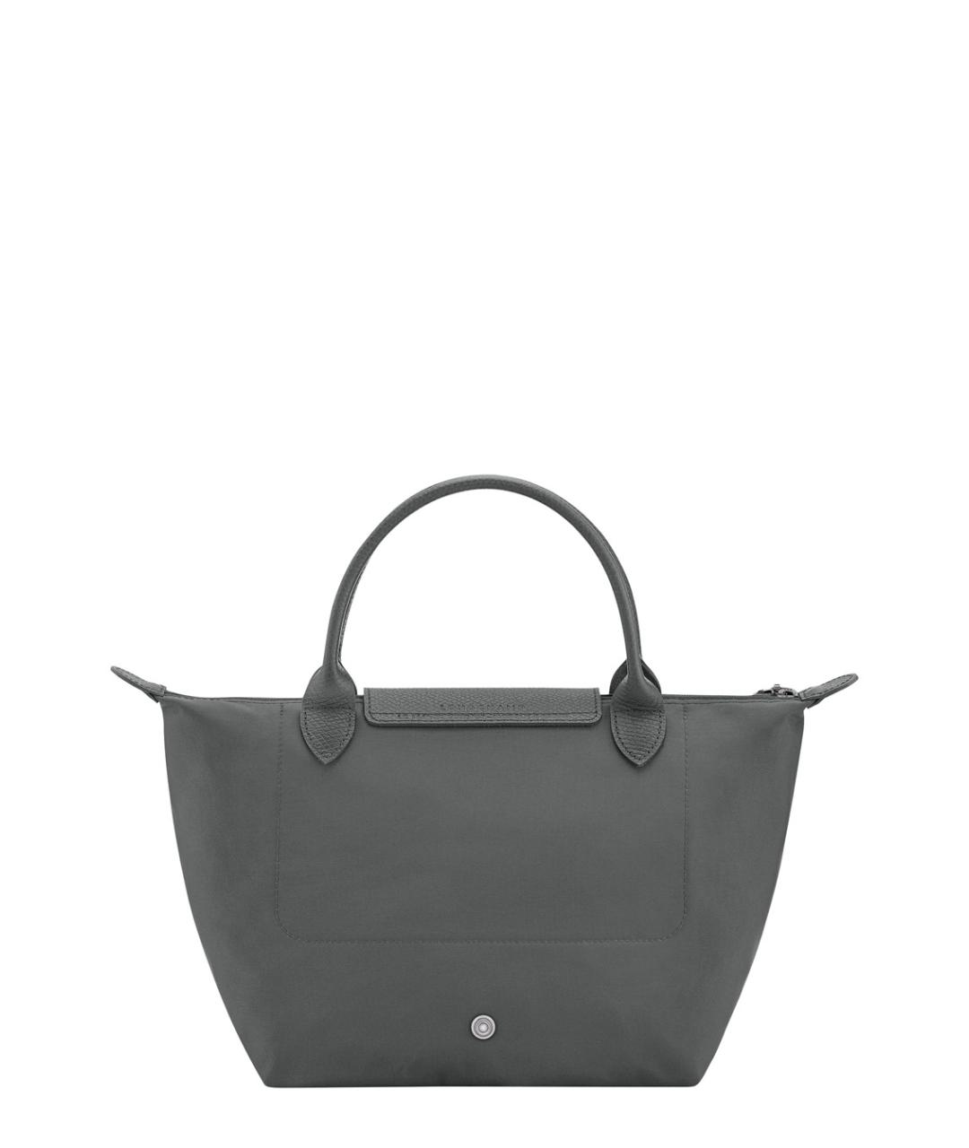 LONGCHAMP Серая синтетическая сумка тоут, фото 2