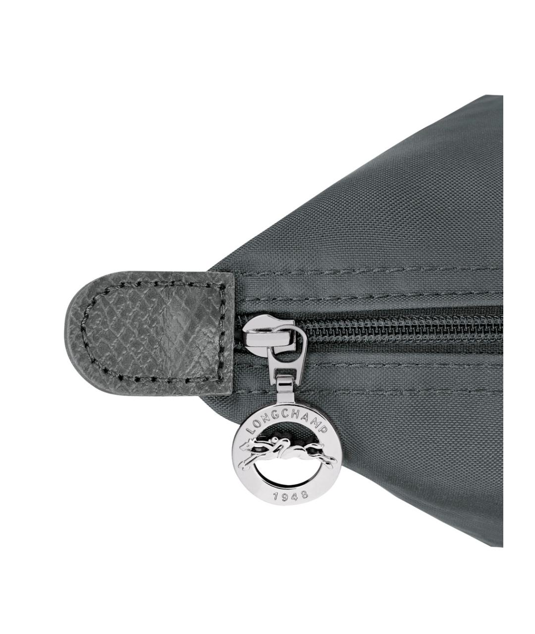 LONGCHAMP Серая синтетическая сумка тоут, фото 4