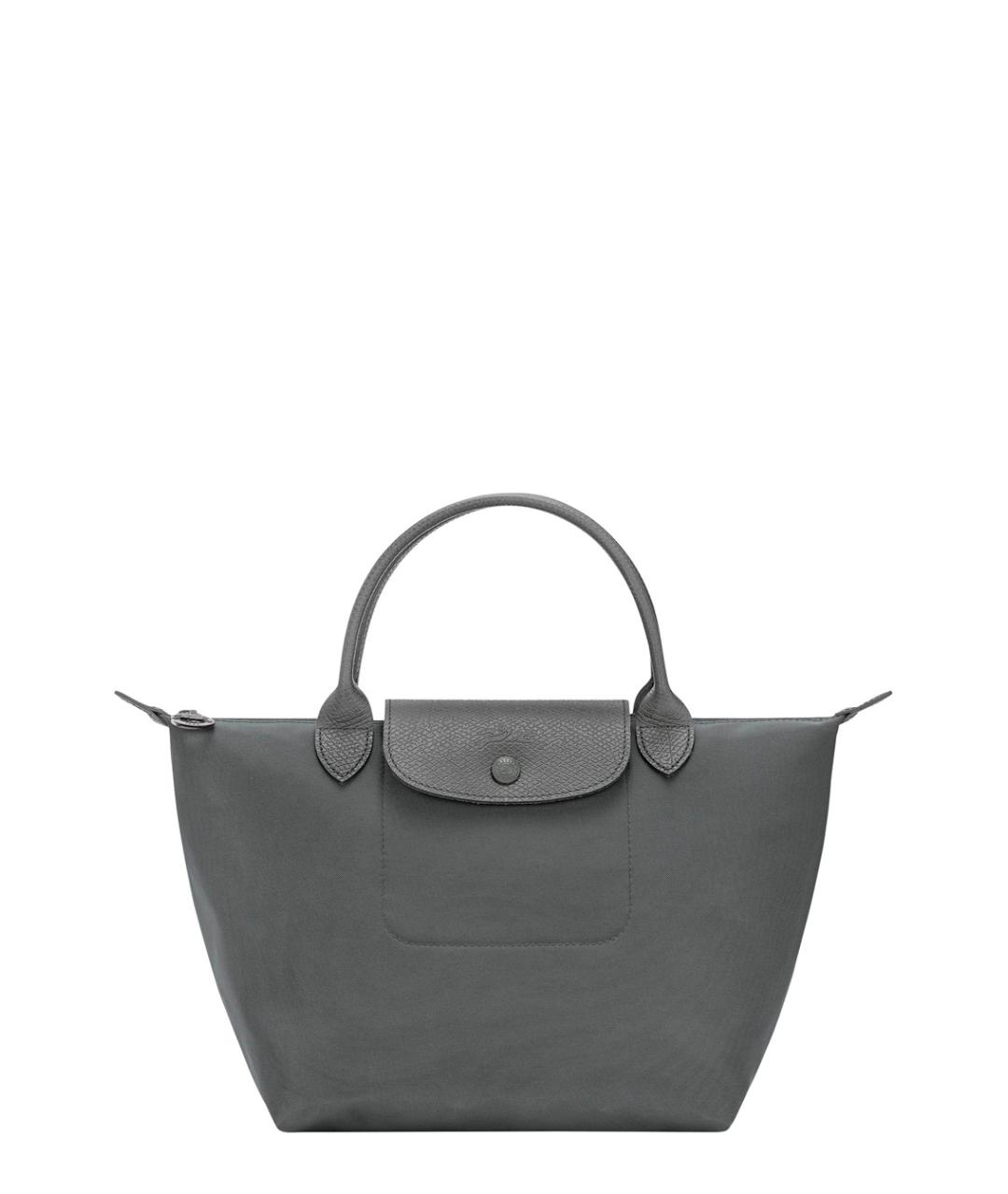 LONGCHAMP Серая синтетическая сумка тоут, фото 1