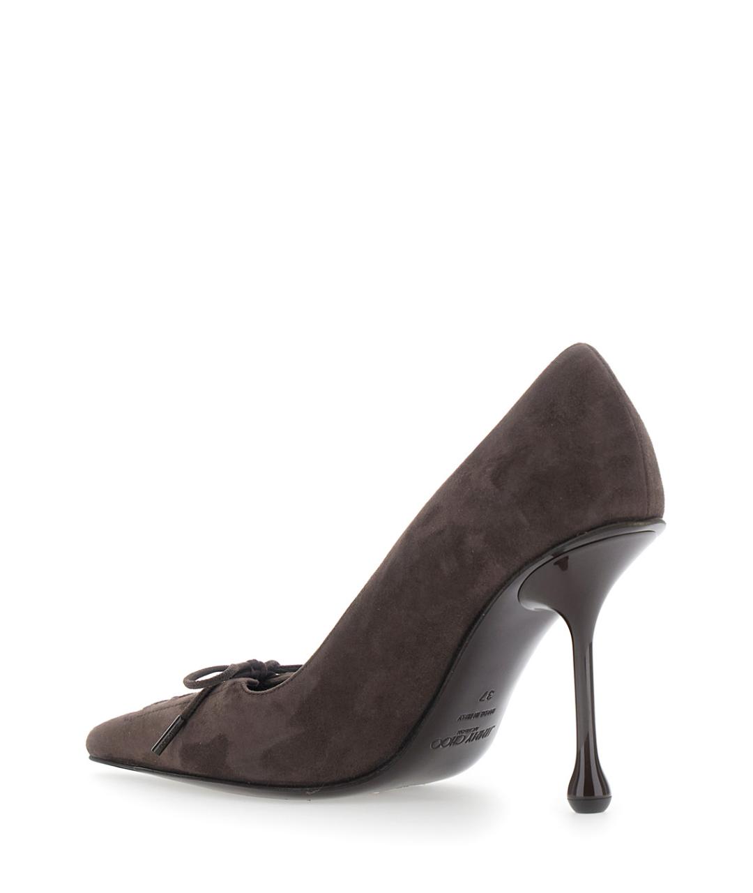 JIMMY CHOO Коричневые кожаные туфли, фото 3