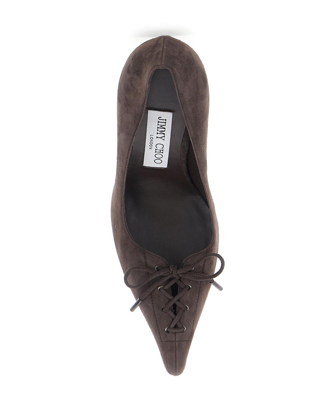 JIMMY CHOO Коричневые кожаные туфли, фото 4