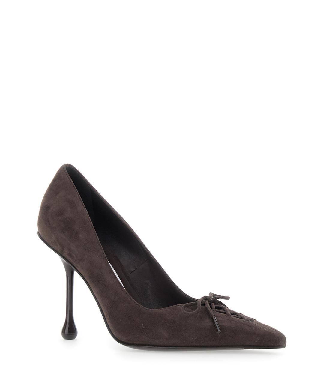 JIMMY CHOO Коричневые кожаные туфли, фото 2