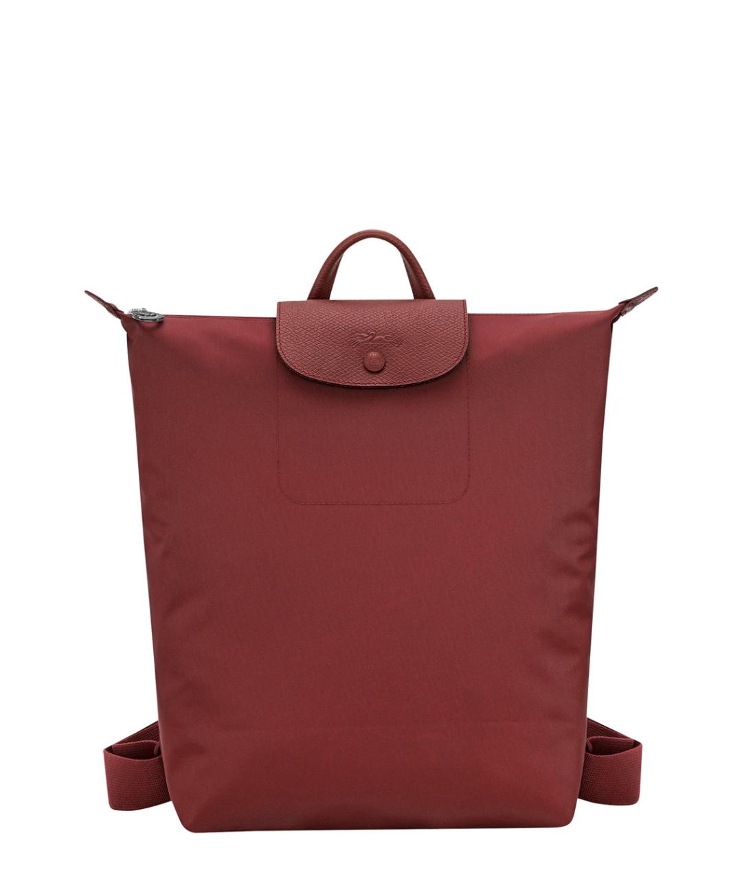 LONGCHAMP Бордовый синтетический рюкзак, фото 1