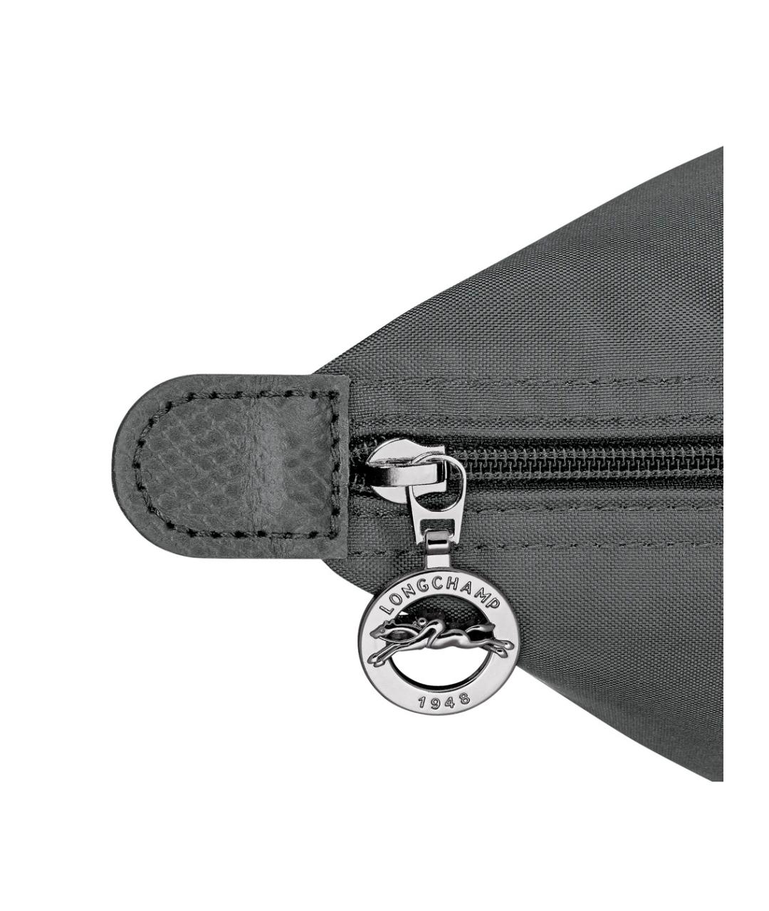 LONGCHAMP Серая синтетическая сумка тоут, фото 4