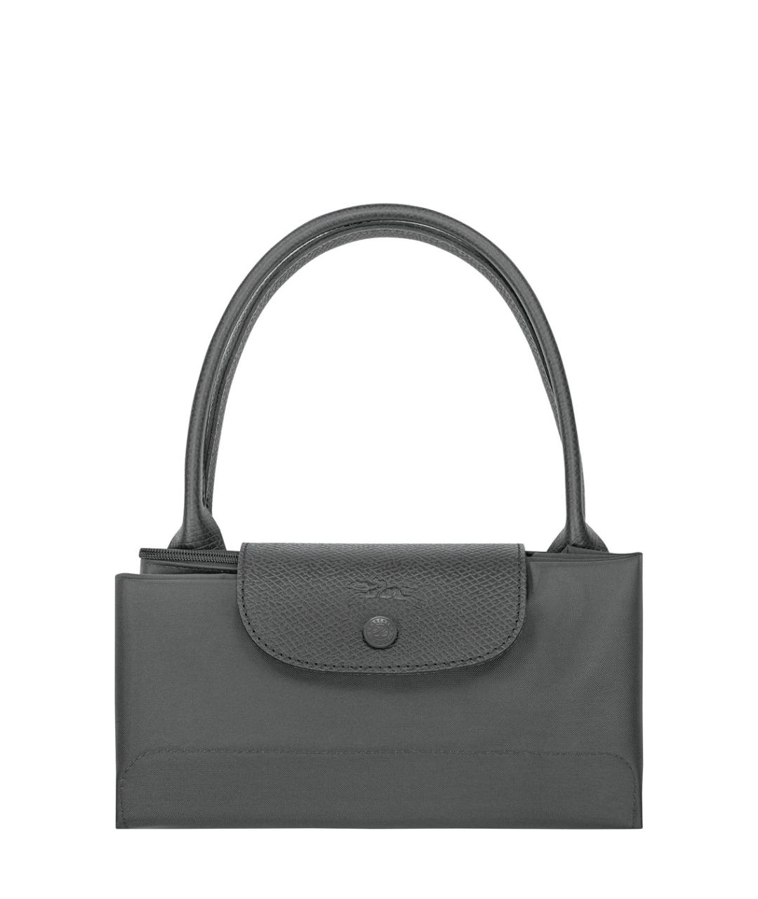 LONGCHAMP Серая синтетическая сумка тоут, фото 3