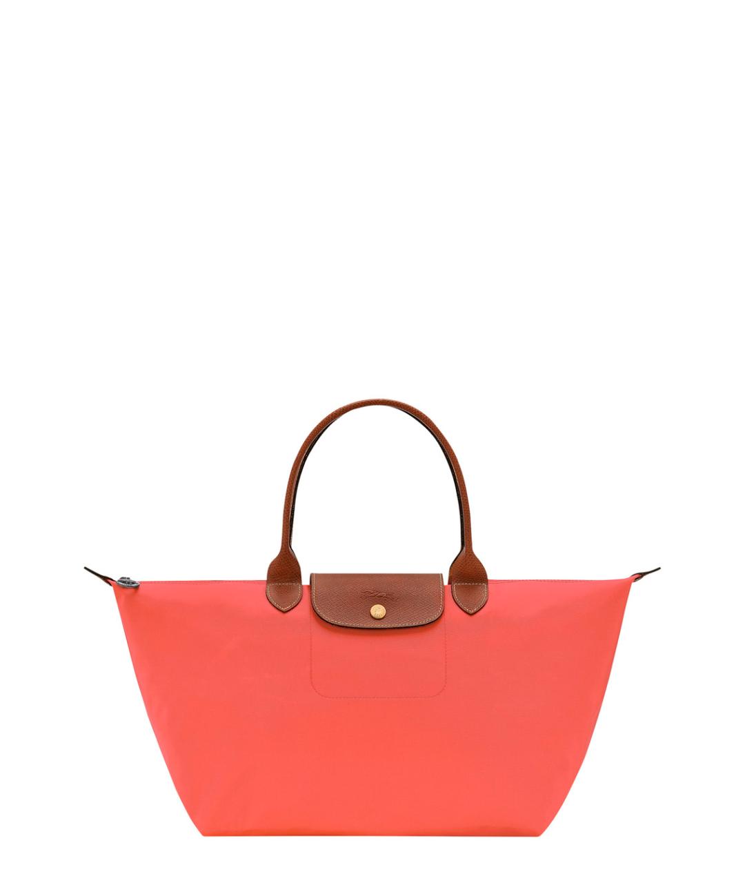 LONGCHAMP Красная тканевая сумка через плечо, фото 1