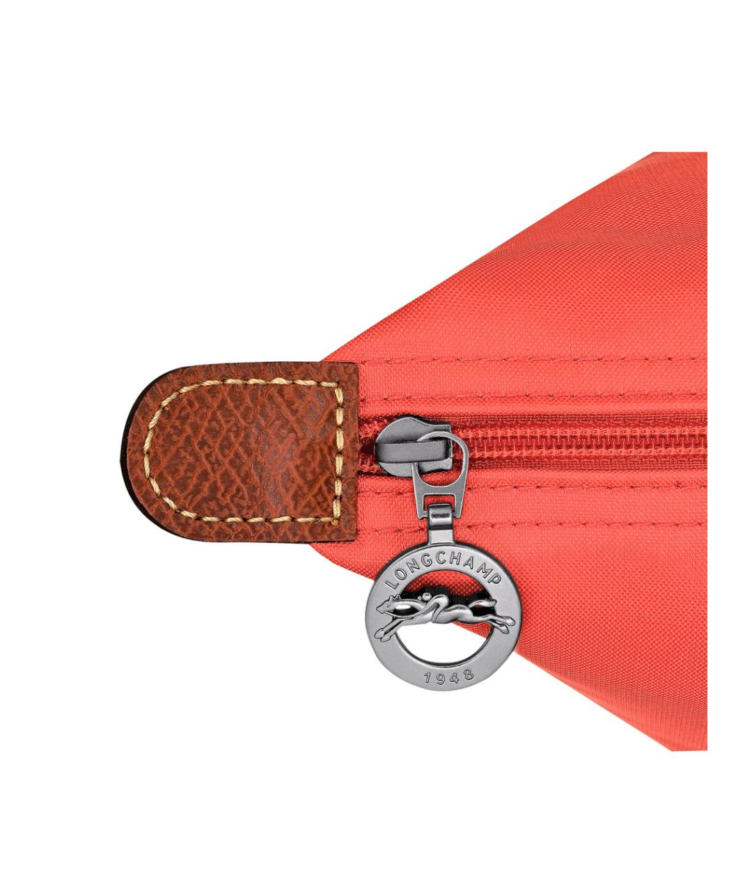 LONGCHAMP Красная тканевая сумка через плечо, фото 4